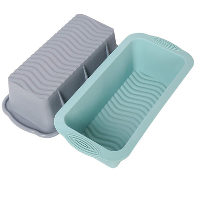 French Toast Bread 9.9&quot; X 4.7&quot; Silicone Cake Baking Mould Custom Antilengket