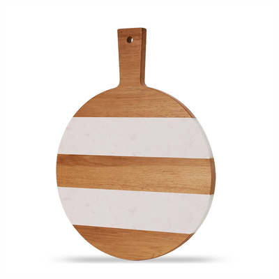 Acacia and Marble Cutting Serving Board for Cheese