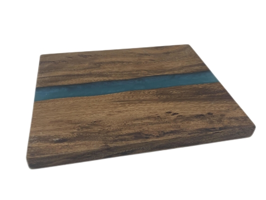 Talenan Walnut Resin Kustom Talenan Kayu Zaitun Untuk Dapur