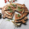 Acacia Wood Pizza Peel Melayani Talenan Baki Dengan Pegangan