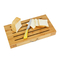 Bamboo Water Resistant Baguette Bread Board Pemotongan Dengan Tray Drawer