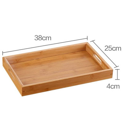 Eco Friendly Bamboo Rectangular Tray Dengan Desain Modern Berkelanjutan Dan Palet Warna Alami
