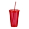 Gelas Minum Plastik Merah Merah Muda 500ml Gelas Tumbler Dinding Ganda