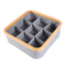 100% Polyester Non Woven Storage Fabric Drawer Organizer 3 * 3 Grids